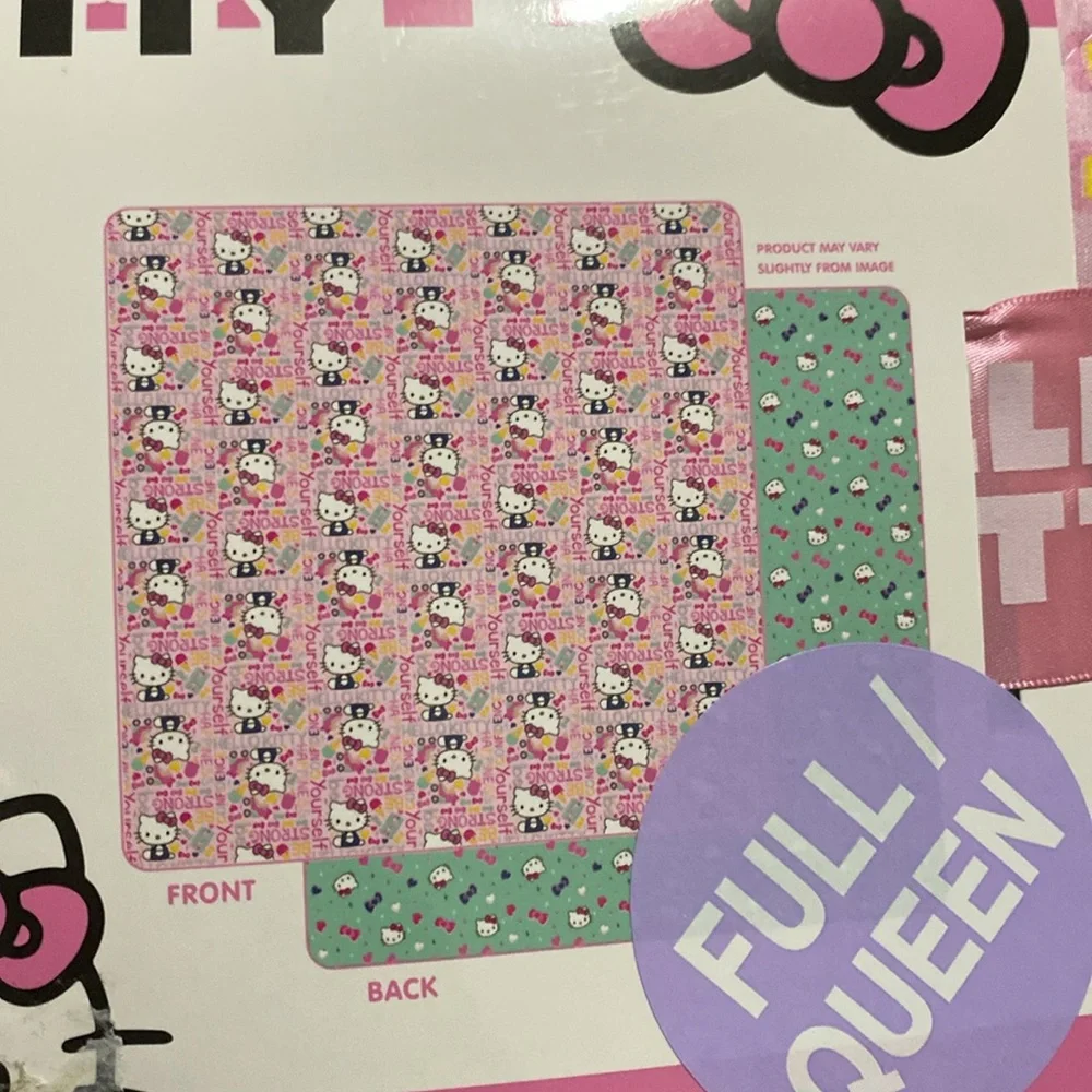 Hello Kitty Quilted Blanket Full/Queen